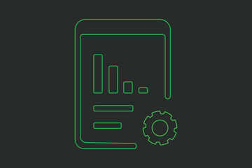Data Analytics Dashboard Interface Design With Charts And Statistics Display