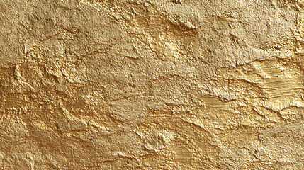 Rough Gold Painted Wall Texture golden background