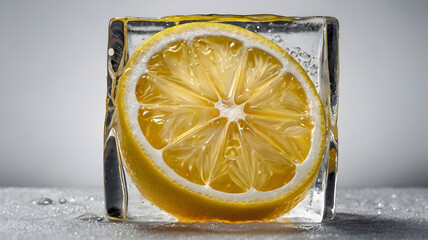 lemon and ice