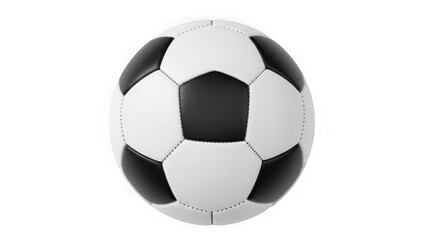 Fototapeta premium Classic black and white soccer ball