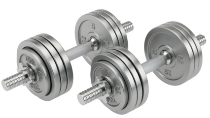 Adjustable dumbbells for strength training and weightlifting exercises