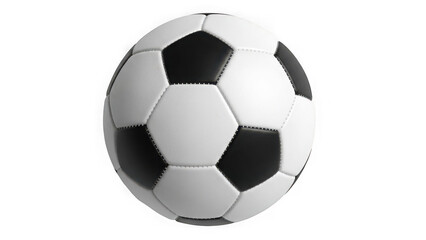 Black and white soccer ball