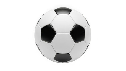 Fototapeta premium Classic black and white soccer ball