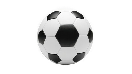 Black and white soccer ball