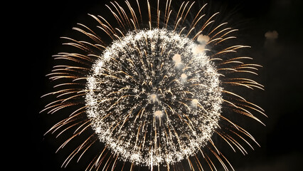 Dazzling fireworks display