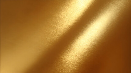 Warm Gold Brushed Metal Surface with Soft Light texture