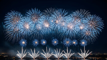 Spectacular fireworks display