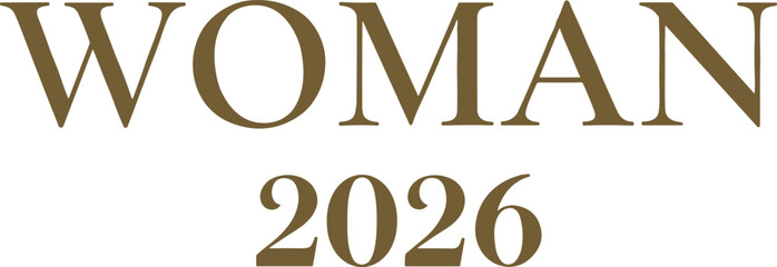 Woman 2026 text
