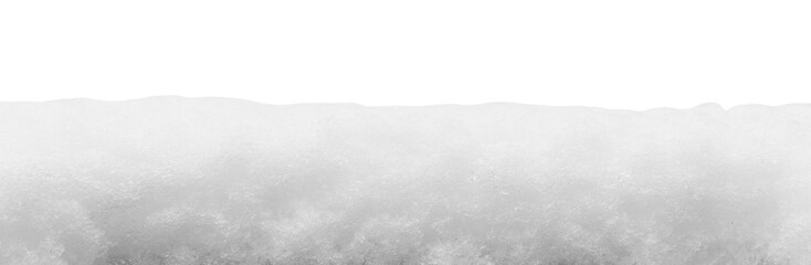 Snow on a transparent background can be used in various designs. This snow detail can enhance winter themes or holiday projects. It appears soft and clean, ready for placement