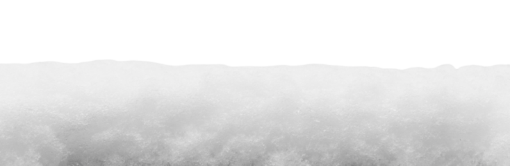 Snow on a transparent background can be used in various designs. This snow detail can enhance winter themes or holiday projects. It appears soft and clean, ready for placement