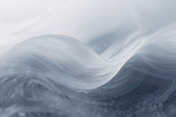 Gray and white abstract wave pattern