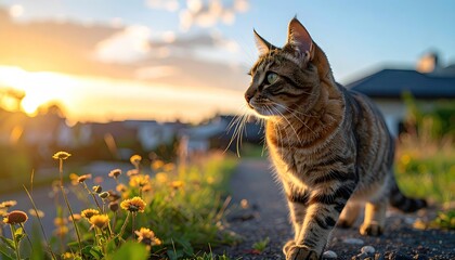 cat with geolocation data - digital mapping overlay for gps locator