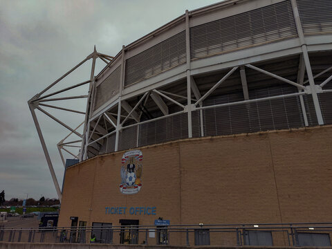 The CBS Arena is home to Coventry City Football Club in the West Midlands, UK