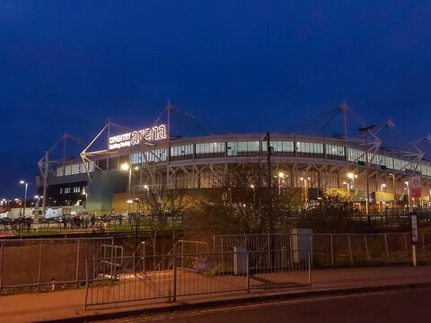 The CBS Arena is home to Coventry City Football Club in the West Midlands, UK