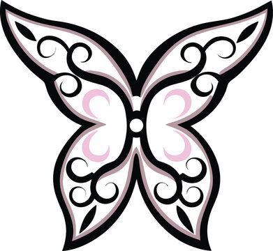 archerfish icon Black silhouette vector illustration on transparent background