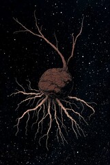 jellyfish on black background