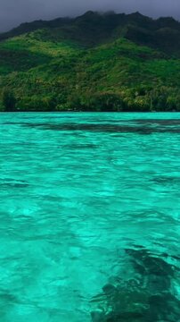 turquoise water and blue sky