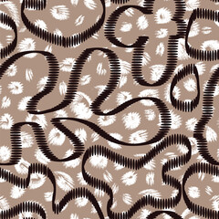 Obraz premium Architecture, linear, curvilinear, flawless and unique original touches. fabric patterns and can be printed on all kinds of home textile surfaces, or used for weaving design. Curtains, shirts, shawls,