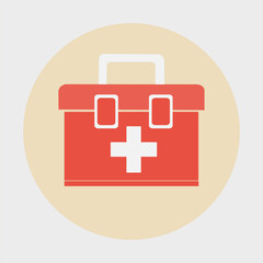 Obraz premium Medical Toolbox Icon