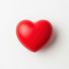 Obraz premium Bright red heart shape