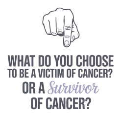 Cancer Survivor Hand Gesture Symbolizing Hope and Resilience