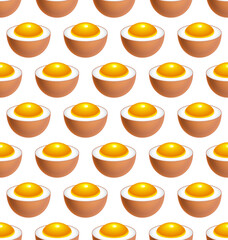 Boiled eggs pattern