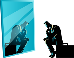 business woman silhouette