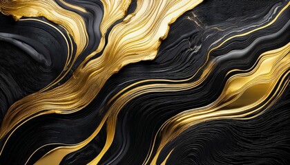 Fototapeta premium black and gold marble texture background