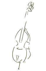 Upright Bass (acoustic) -- JPEG © BADDRUMR