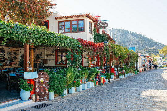 10.20.2022, Kos, Greece. Exploring Kos Island Restaurants And Architecture
