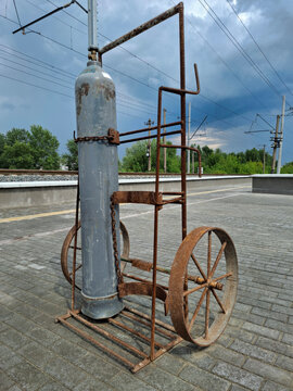 Argon gas cylinder for argon gas welding