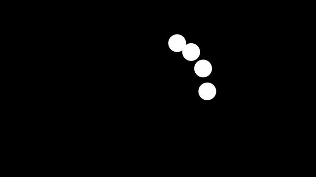 Loading and buffering animation. Loading wheel animation. Seamless Loop. 4K and 30 FPS