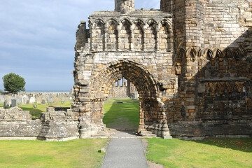 Remains of St Andrews Cathedral, St. Andrews - Fife, Scotland.