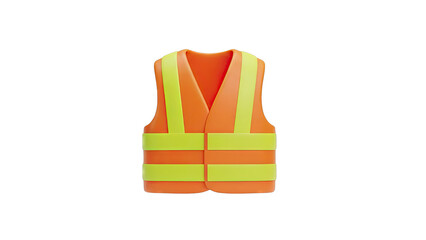 Orange and Yellow Safety Vest