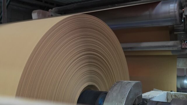 Corrugated Cardboard Paper Production &ndash; Industrial Paper Roll Manufacturing Process