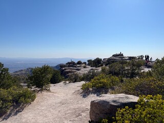 Catalina Mountains and sky