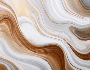 Obraz premium abstract white marble background with brown and gray color natural patterns for design art work stone wall texture background generative ai
