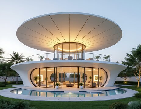 Modern umbrella house Inspired House Design
