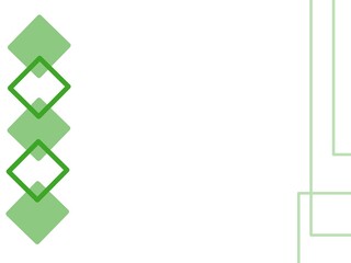 Vertical green diamond and line background. Abstract geometric business report cover. Modern rhombus side border template