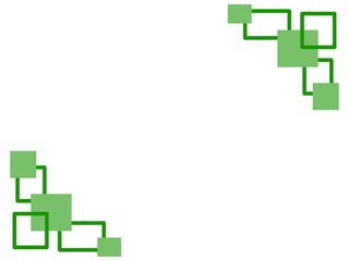 Abstract green square geometric frame. Modern business corner border design. Minimalist green block template background