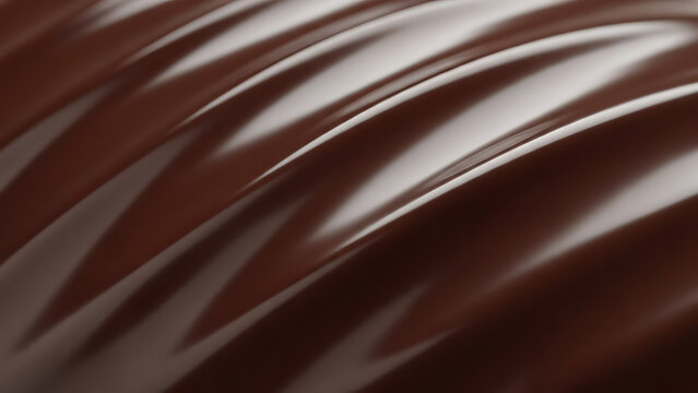 Close-up of chocolate surface texture