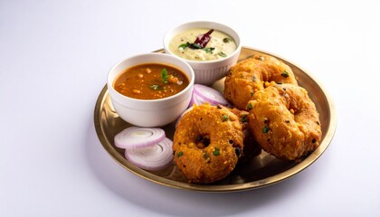 Tamil Nadu Vada with Sambar