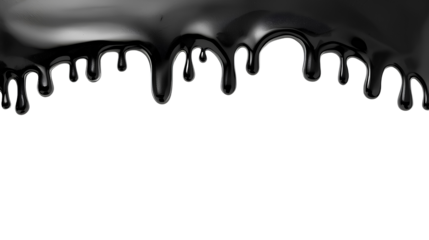 背景素材 垂れるクロミウムのフレーム PNG Background chromium Liquid Dripping Paint Frame （Generative AI）