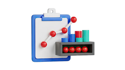 3D Chart and Graph Icons