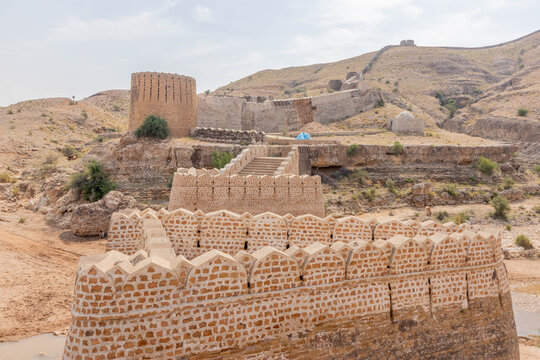 Sann Gate at the walls of Ranikot Fort, Sindh province, Pakistan
