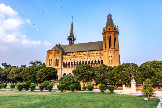 View of Frere Hall in Karachi, Pakistan