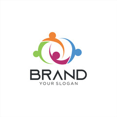 People Group Logo icons Vector illustration
