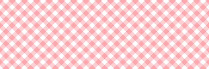 Rose pink and white diagonal argyle plaid. Sweet romantic crisscross argyle background for Valentine's Day, girl nursery, and cute gift wrapping.