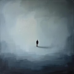 man loneliness and pain 