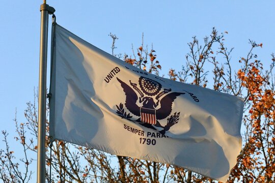 United States Coast Guard battle color - Coast Guard Flag